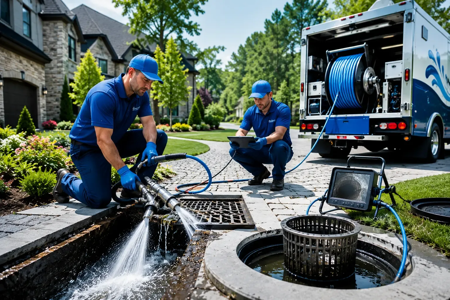 Local outdoor drain cleaning professionals in La Rue, OH